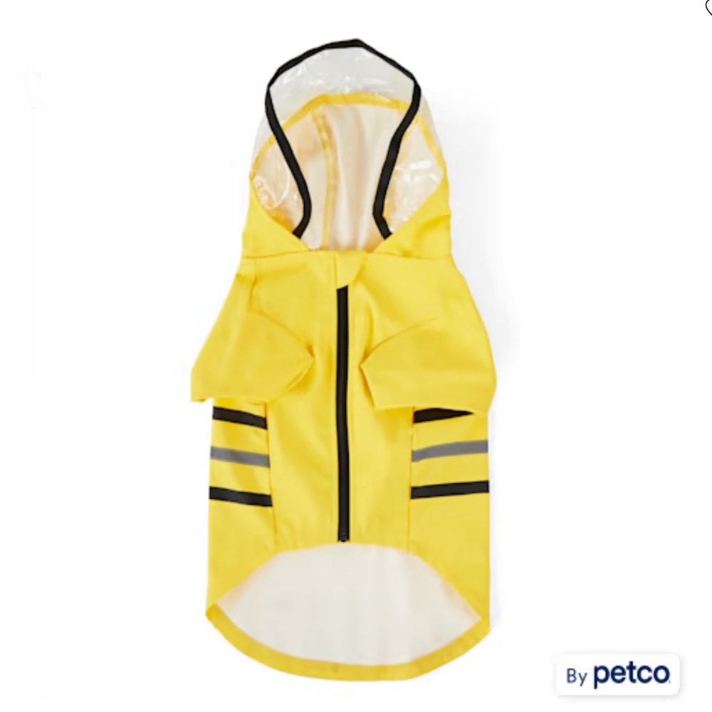 YOULY Nature Lover Yellow Dog Raincoat